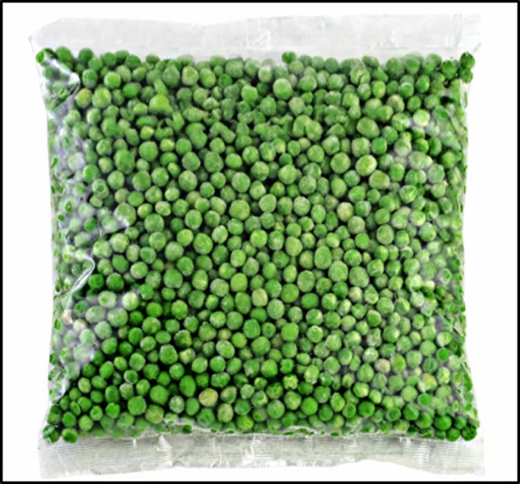 frozen peas for pain relief