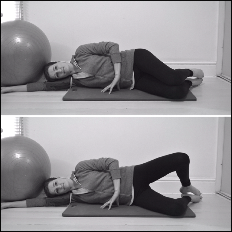 Clam exercise for gluten strengthening