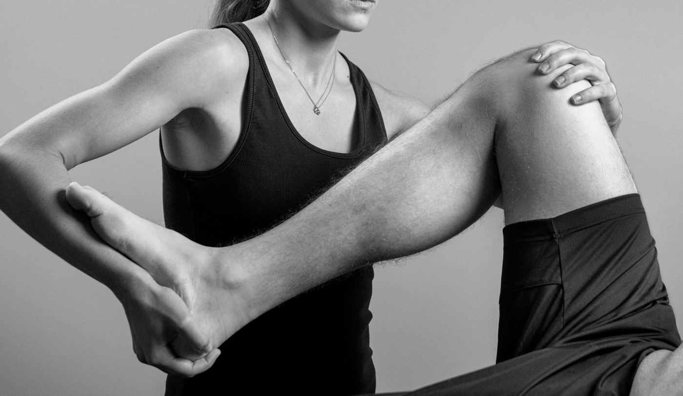 Knee pain - examination by a physiotherapist